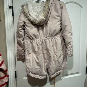 Kids Light Rose Hooded Jacket